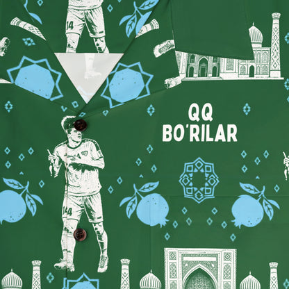 Hawaiian Worldcup Shirt Uzbekistan