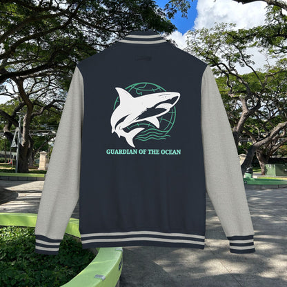 M'Aloha Shark Letterman Jacket