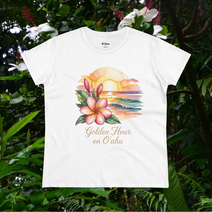 Golden Hour on O'ahu Women's Tee