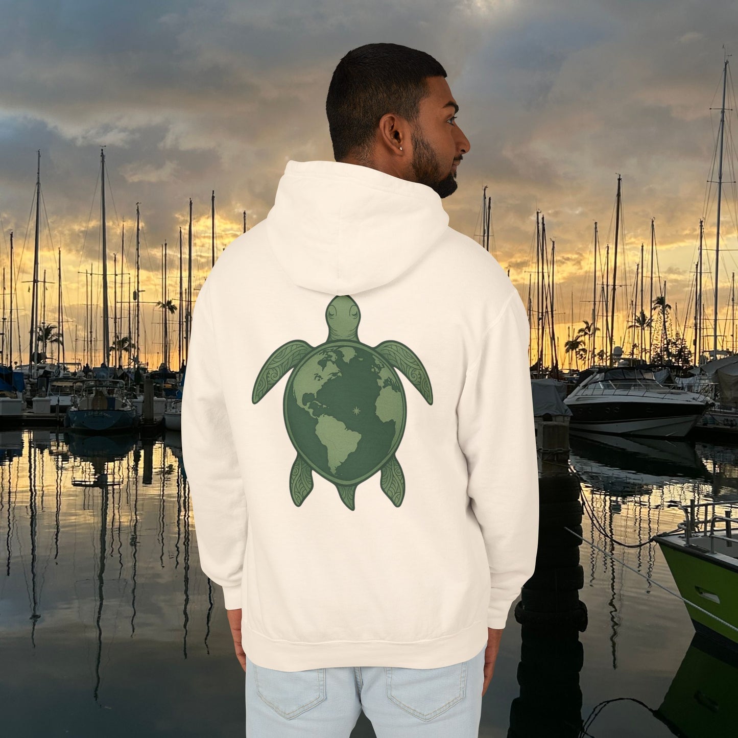 M'Aloha Earth - Turtle Men Hoodie