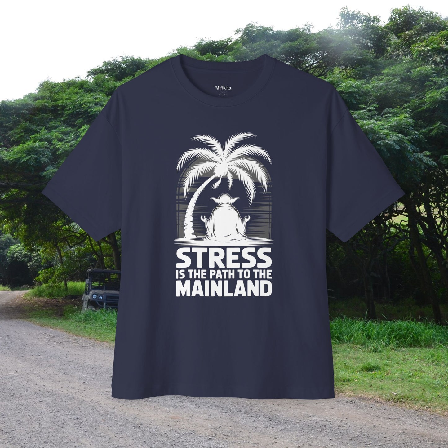 Path to the Mainland Unisex Oversize Tee