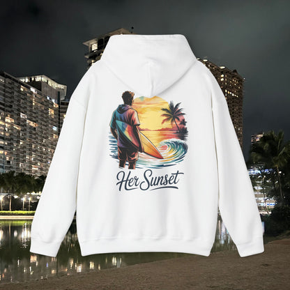 Her sunset men's Hoodie