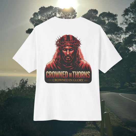 Crowned in Thorns-  Unisex Oversize Tee