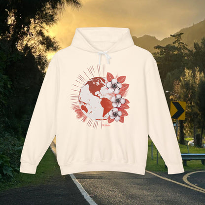 M'Aloha red Earth Lightweight Hooded Sweatshirt