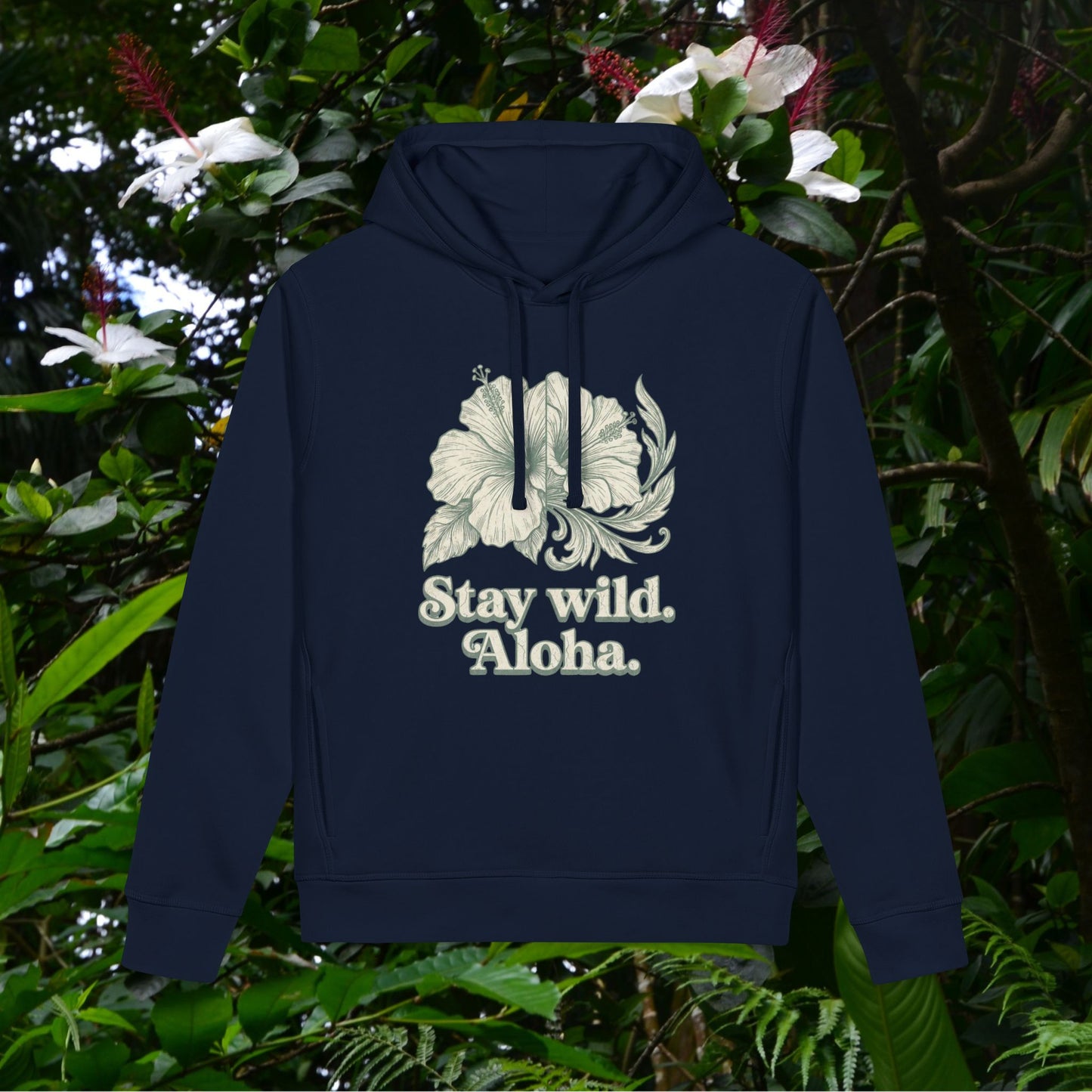 Stay wild - Organic Side Pocket Hoodie