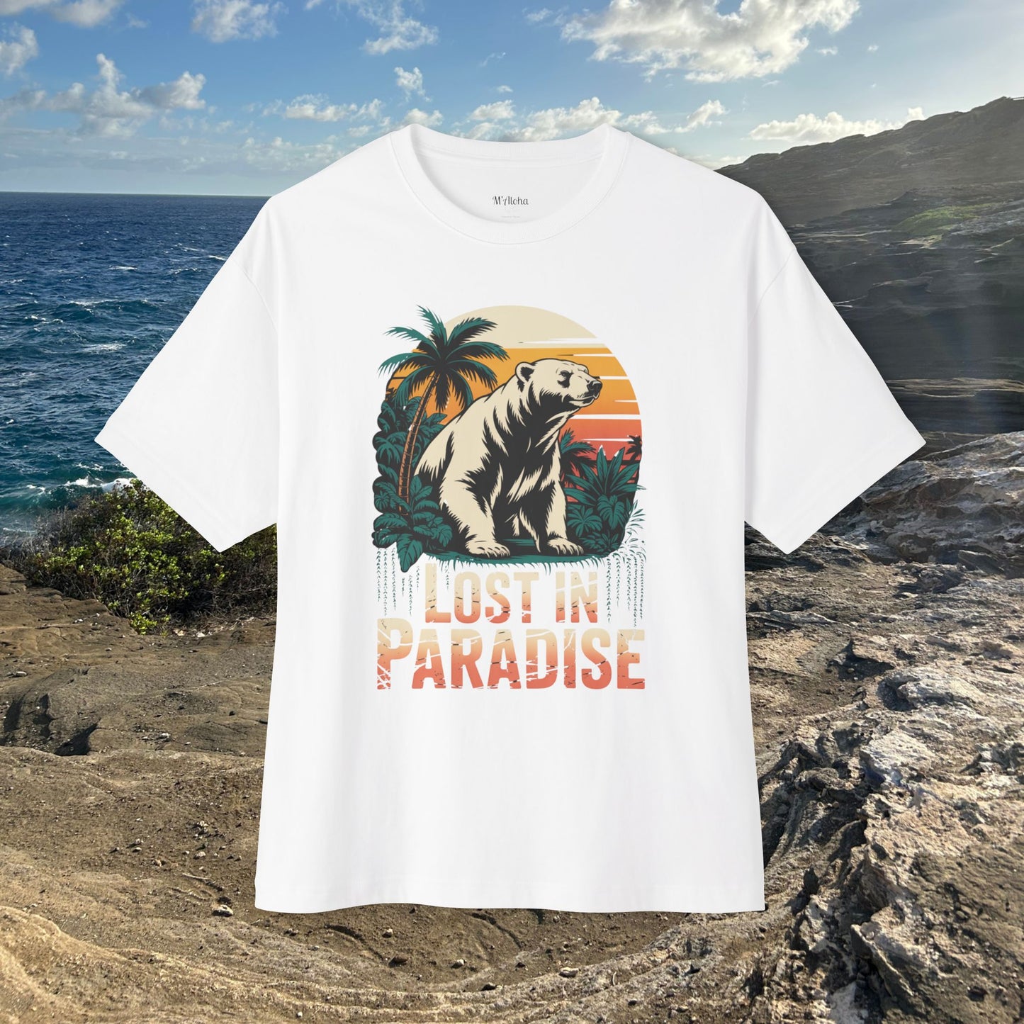 Lost in Paradise Unisex Oversized Tee