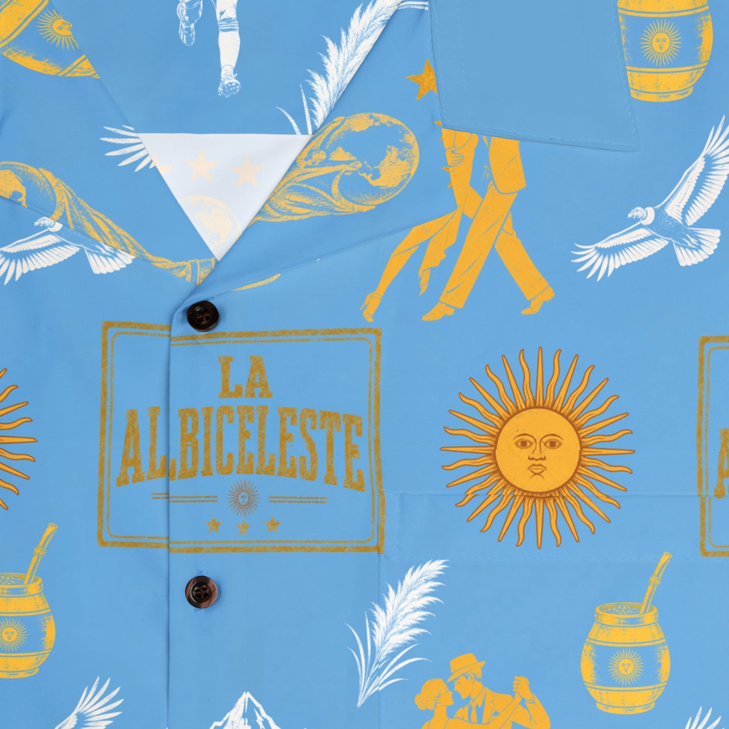 Hawaiian Worldcup Shirt Argentina