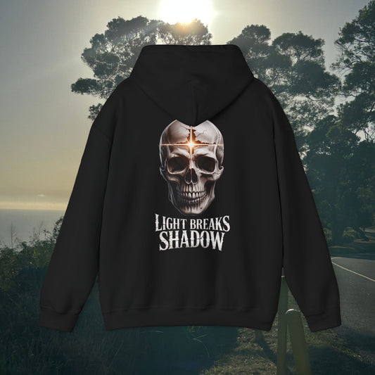 Light Breaks Shadow- Unisex Hoodie
