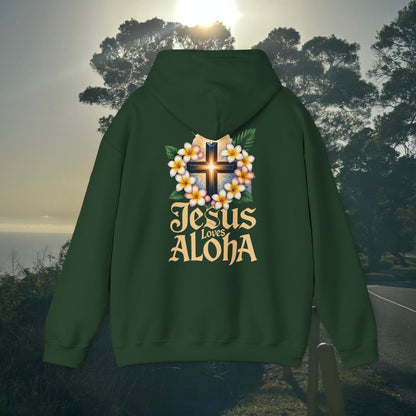 Jesus loves Aloha - Unisex Hoodie
