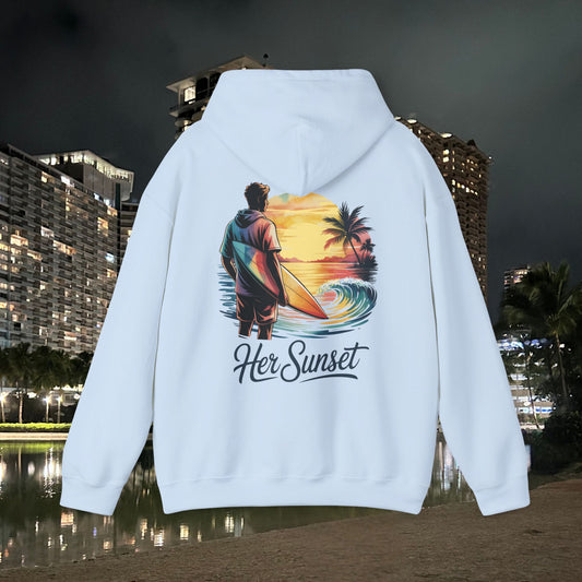Her sunset men's Hoodie