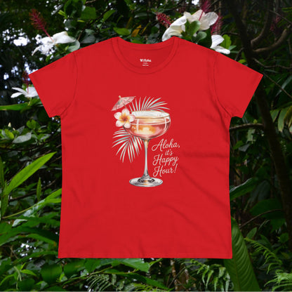 Aloha it's Happy Hour Women's Tee