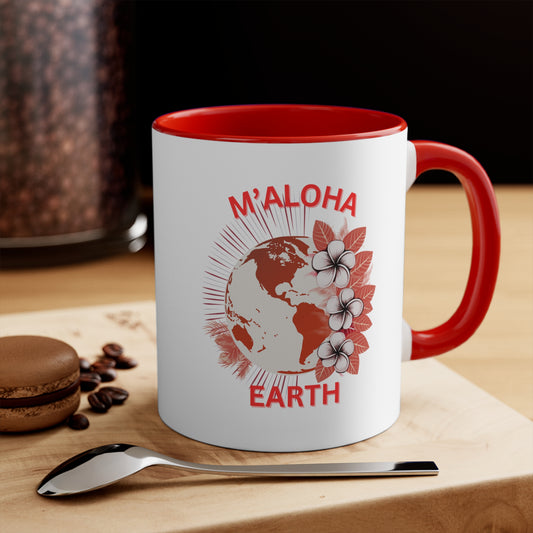 Wake up M'Aloha Eart Globus Mug
