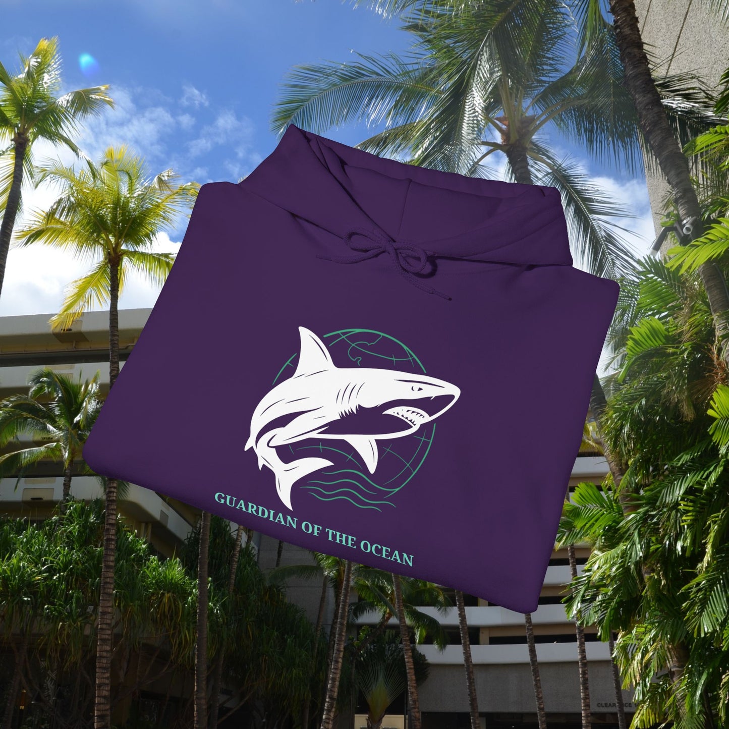 M'Aloha Earth - Shark Men's Hoodie