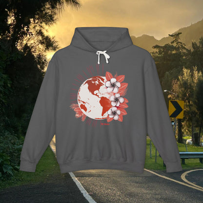 M'Aloha red Earth Lightweight Hooded Sweatshirt