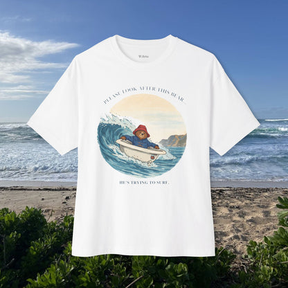 Trying to surf -  Unisex Oversize Tee