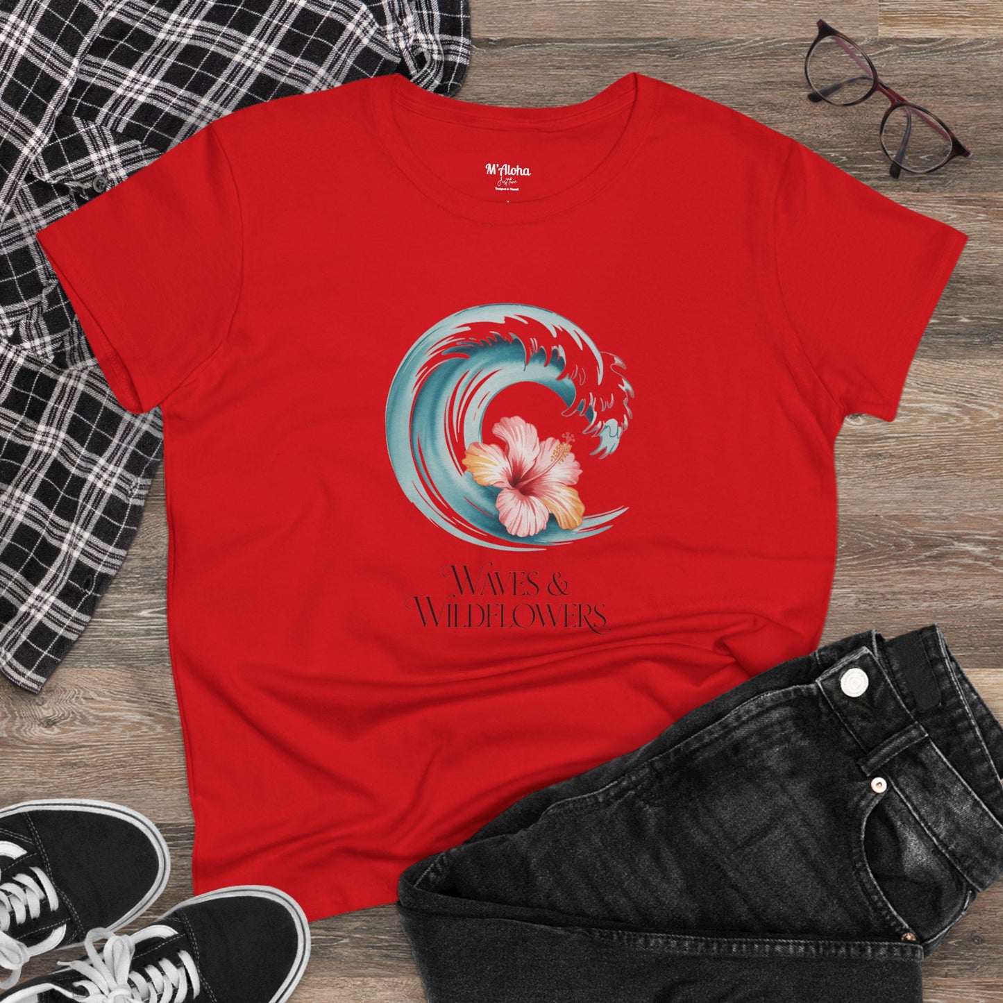 Waves & Wildflowers Women's Tee