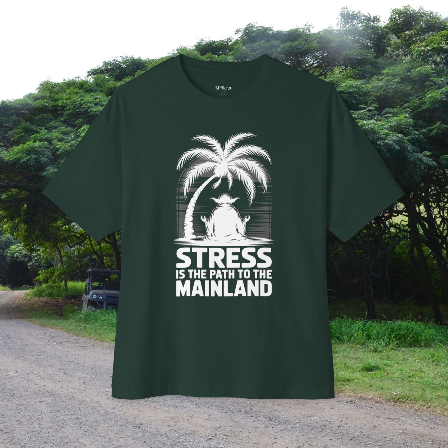 Path to the Mainland Unisex Oversize Tee
