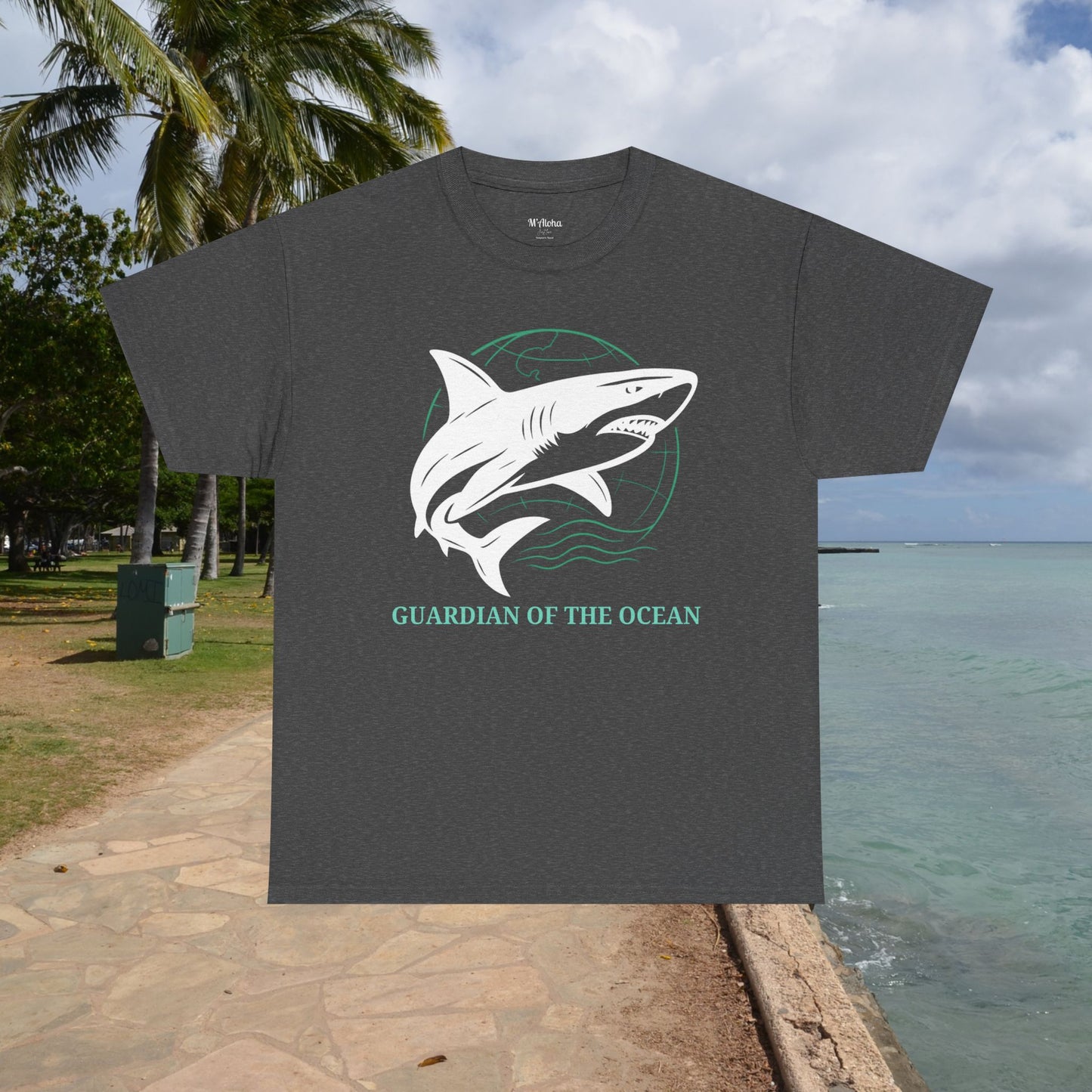 M'Aloha Earth - Shark Men's T-Shirt