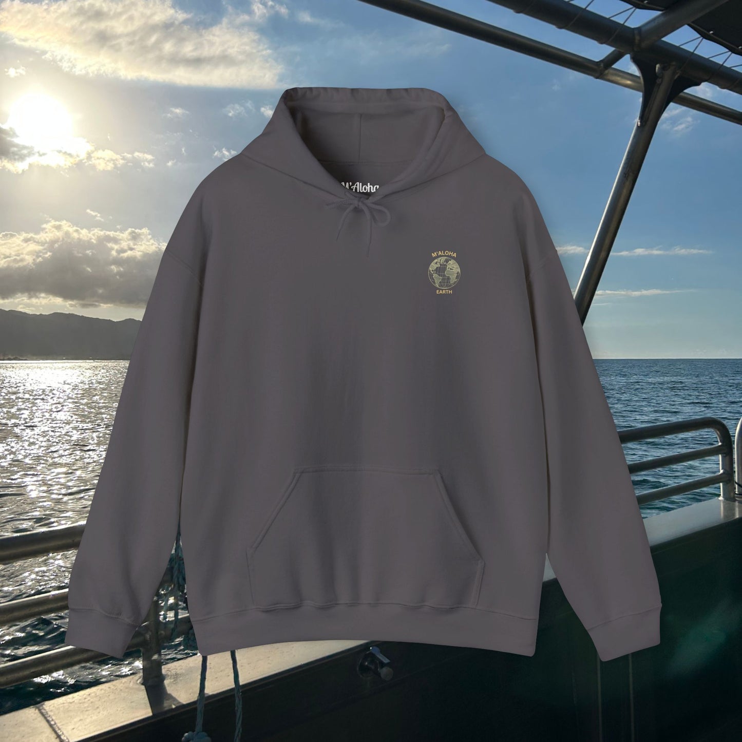M'Aloha Earth - Compass Men's Hoodie