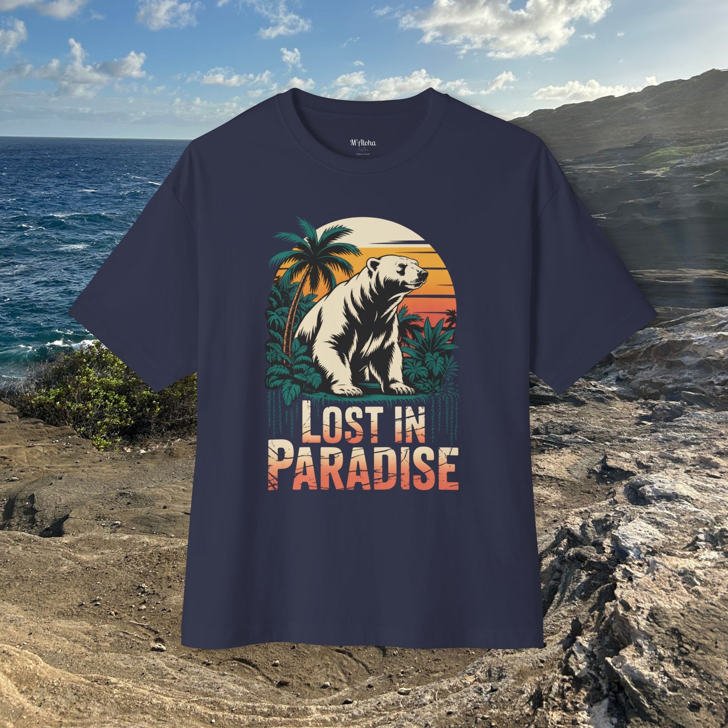 Lost in Paradise Unisex Oversized Tee