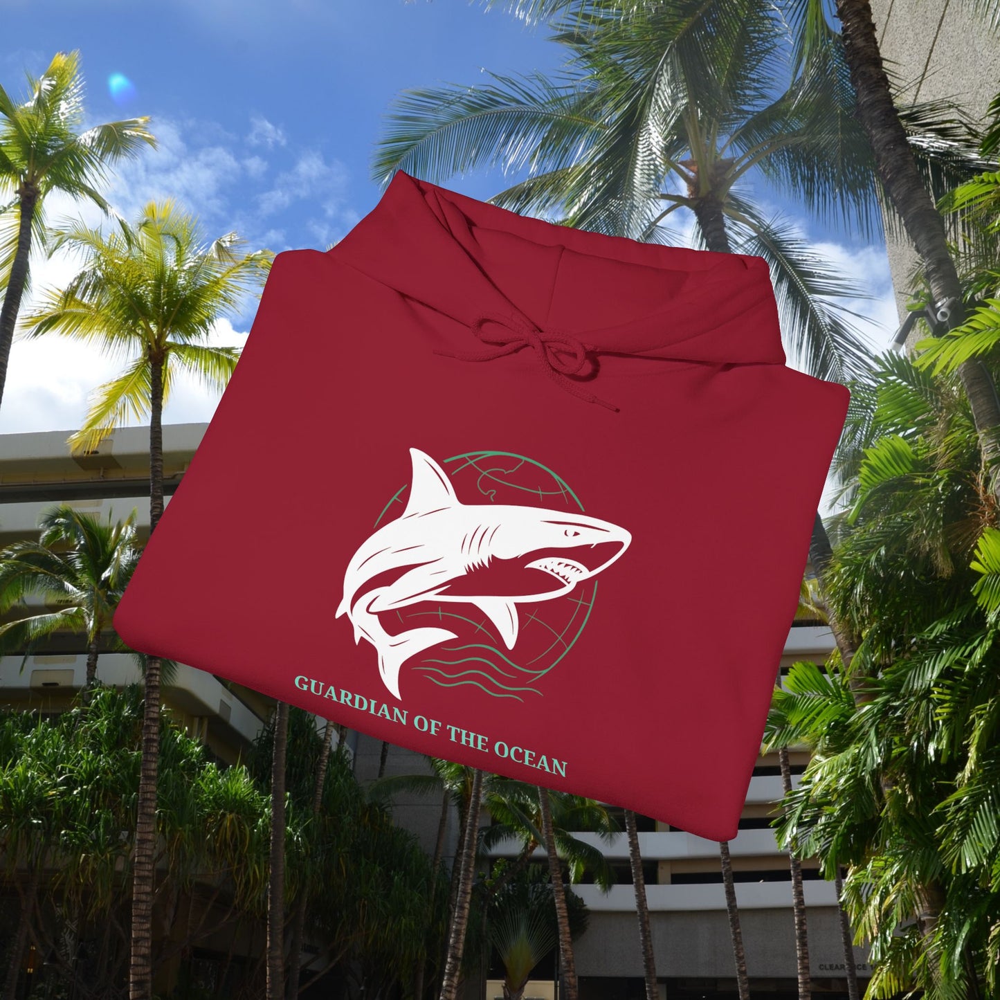 M'Aloha Earth - Shark Men's Hoodie