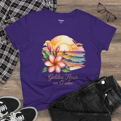 Golden Hour on O'ahu Women's Tee