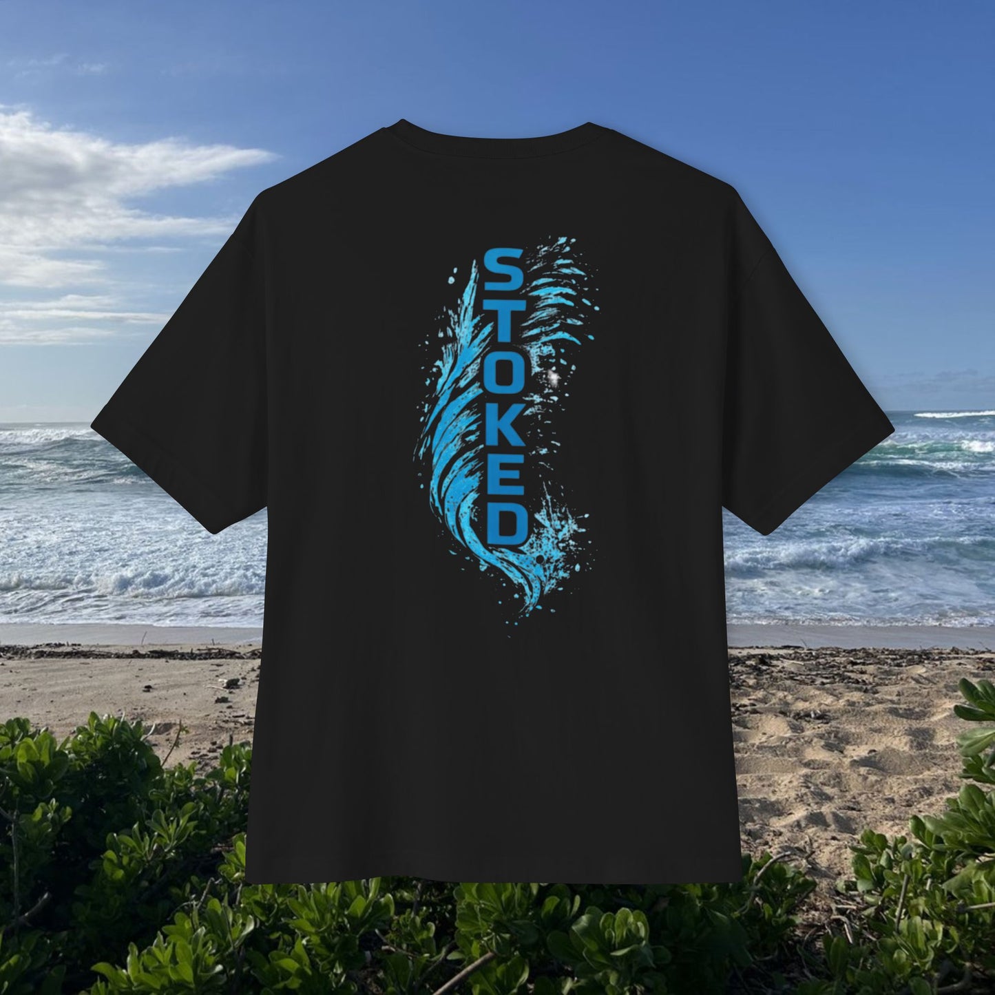 Stress is water soluble -  Unisex Oversize Tee