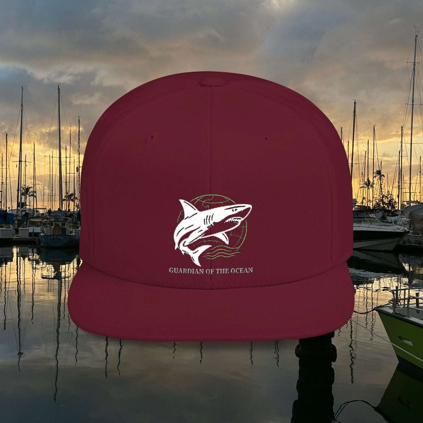 White Shark M'Aloha Snapback Cap