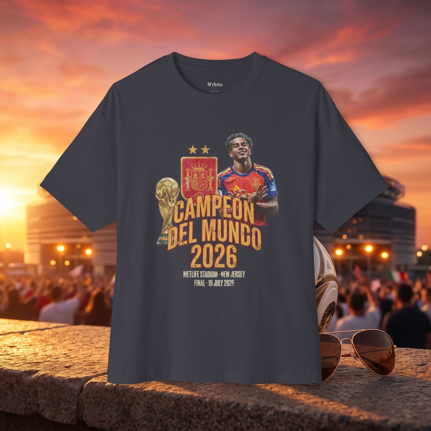 Spain WC2026 Winner Oversized Tee
