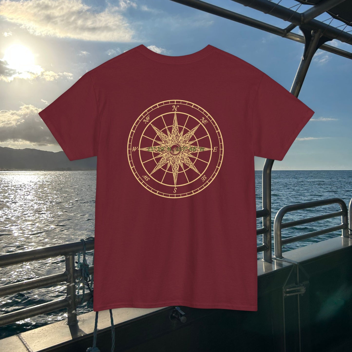 M'Aloha Earth - Compass Men's T-Shirt
