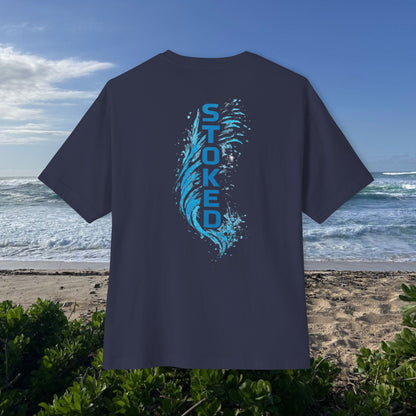 Stress is water soluble -  Unisex Oversize Tee