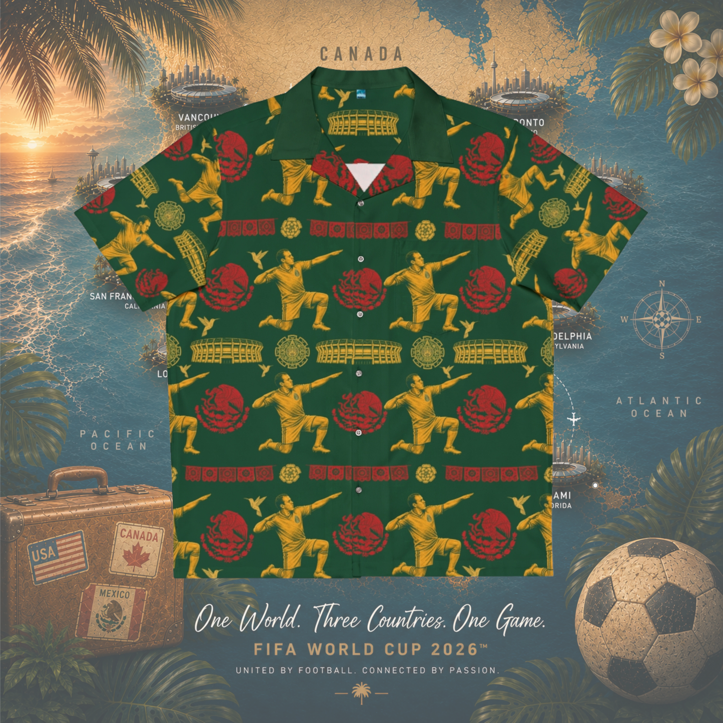 Hawaiian Worldcup Shirt Mexico