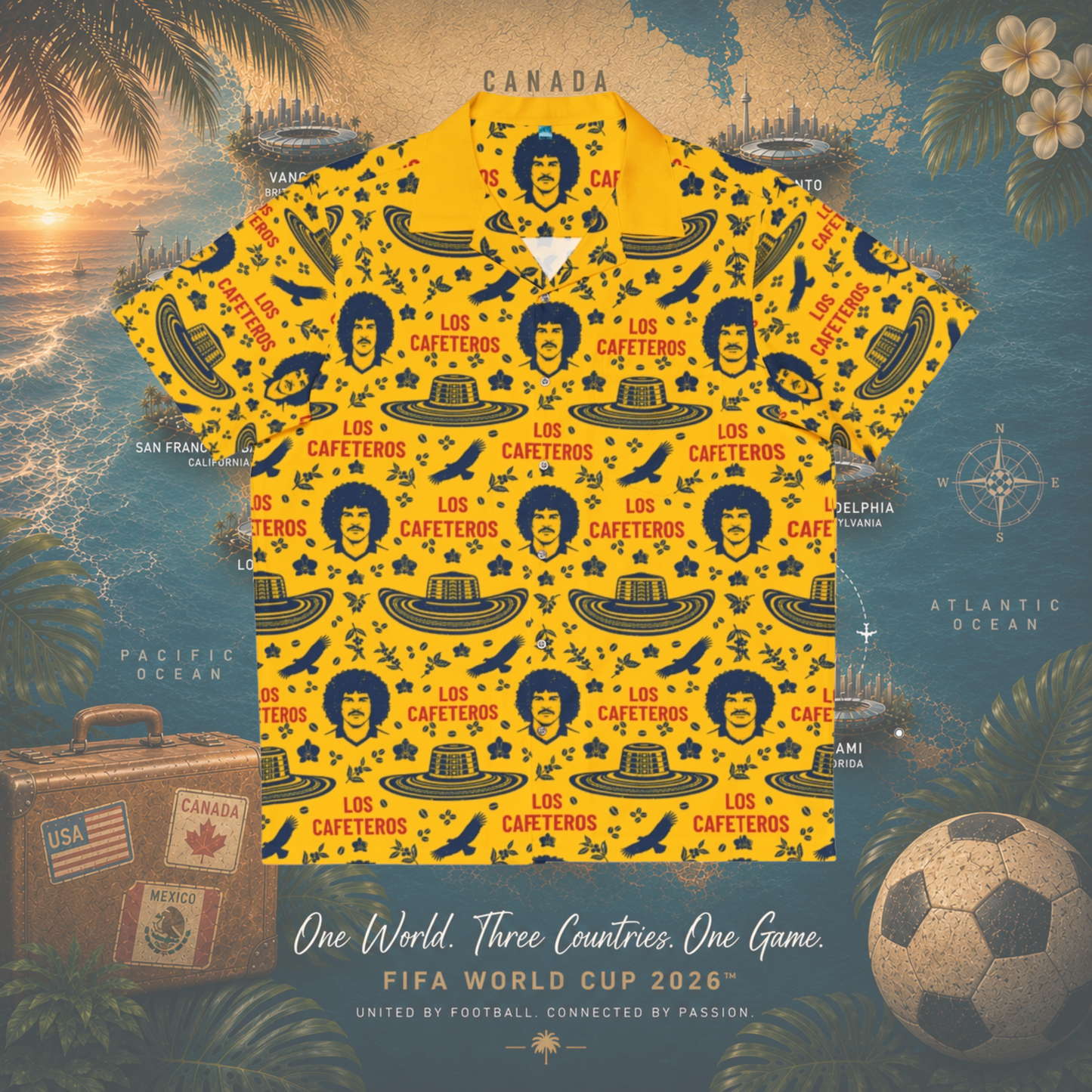 Hawaiian Worldcup Shirt Colombia
