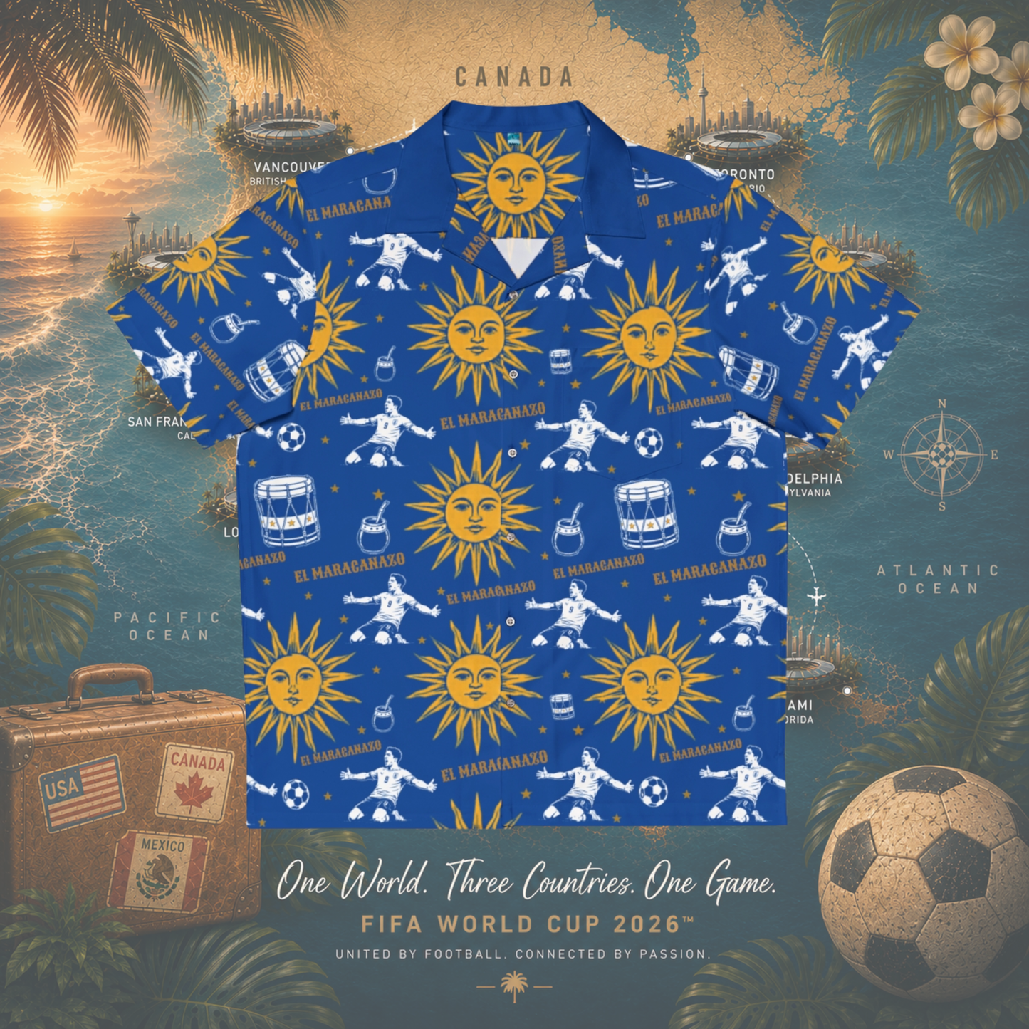 Hawaiian Worldcup Shirt Uruguay