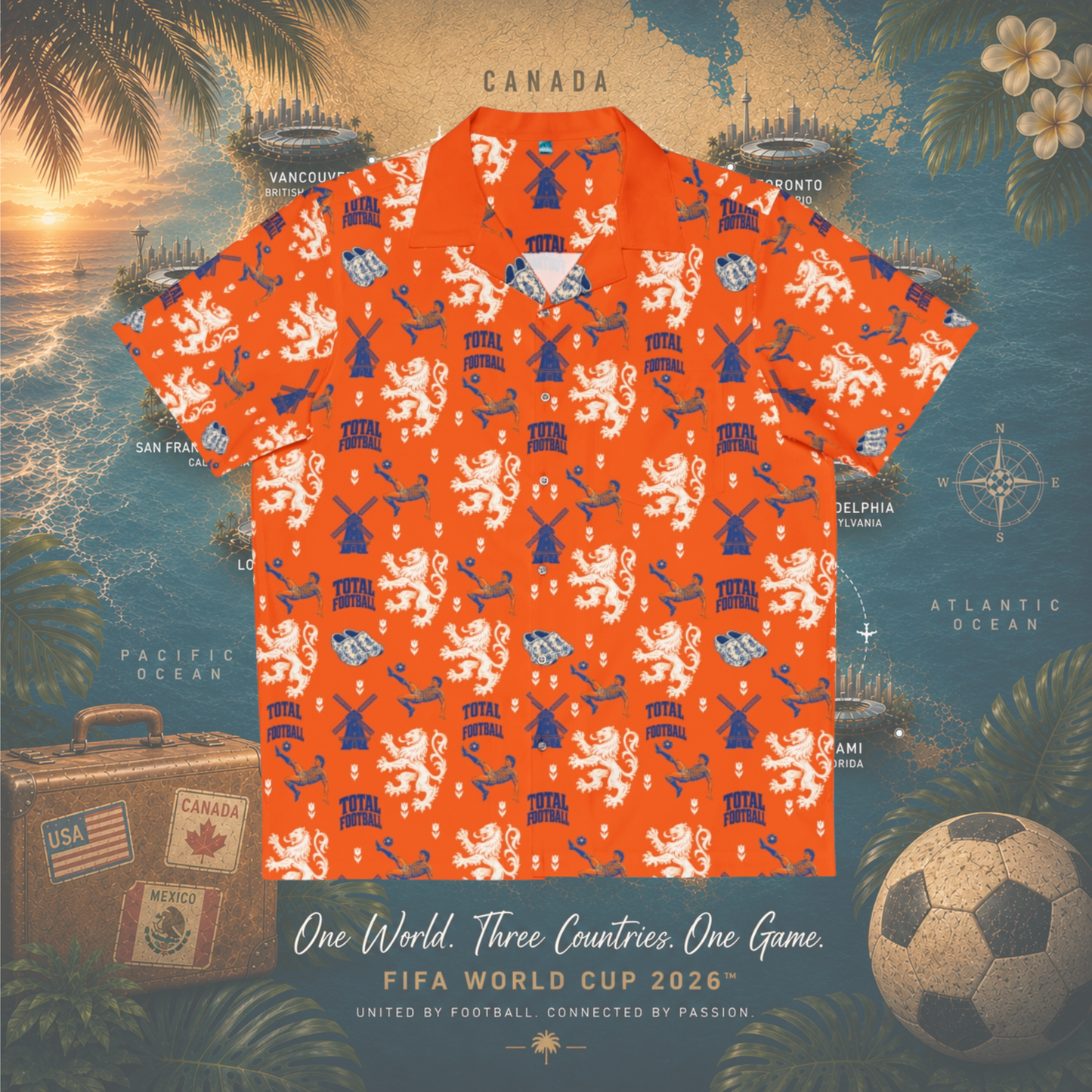 Hawaiian Worldcup Shirt Netherlands