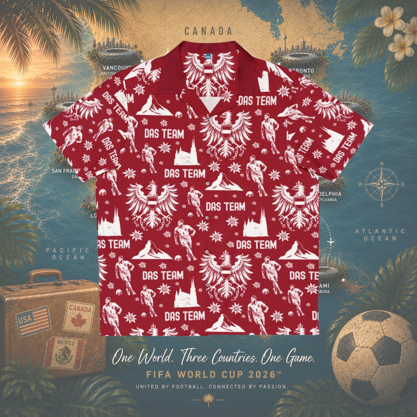 Hawaiian Worldcup Shirt Austria