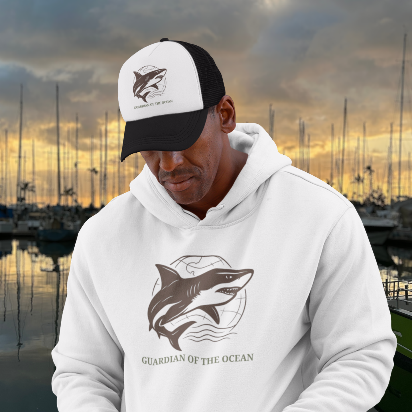 Shark Trucker Cap