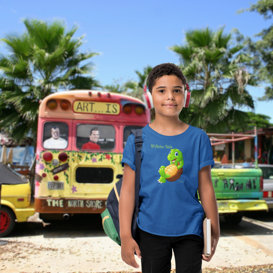 Lani the relaxed Turtle Kids T-Shirt