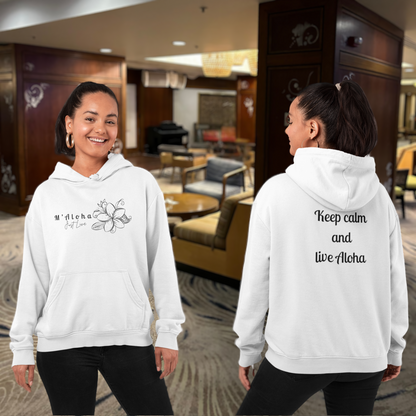 Keep Calm Plumeria - Woman Hoodie
