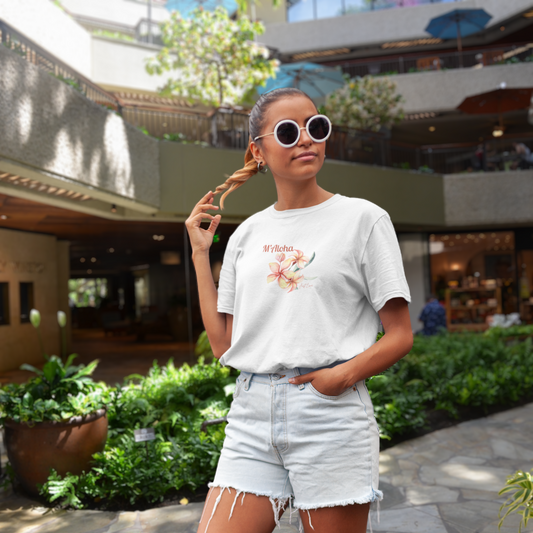 Cozy Flower Oversize Woman T-Shirt