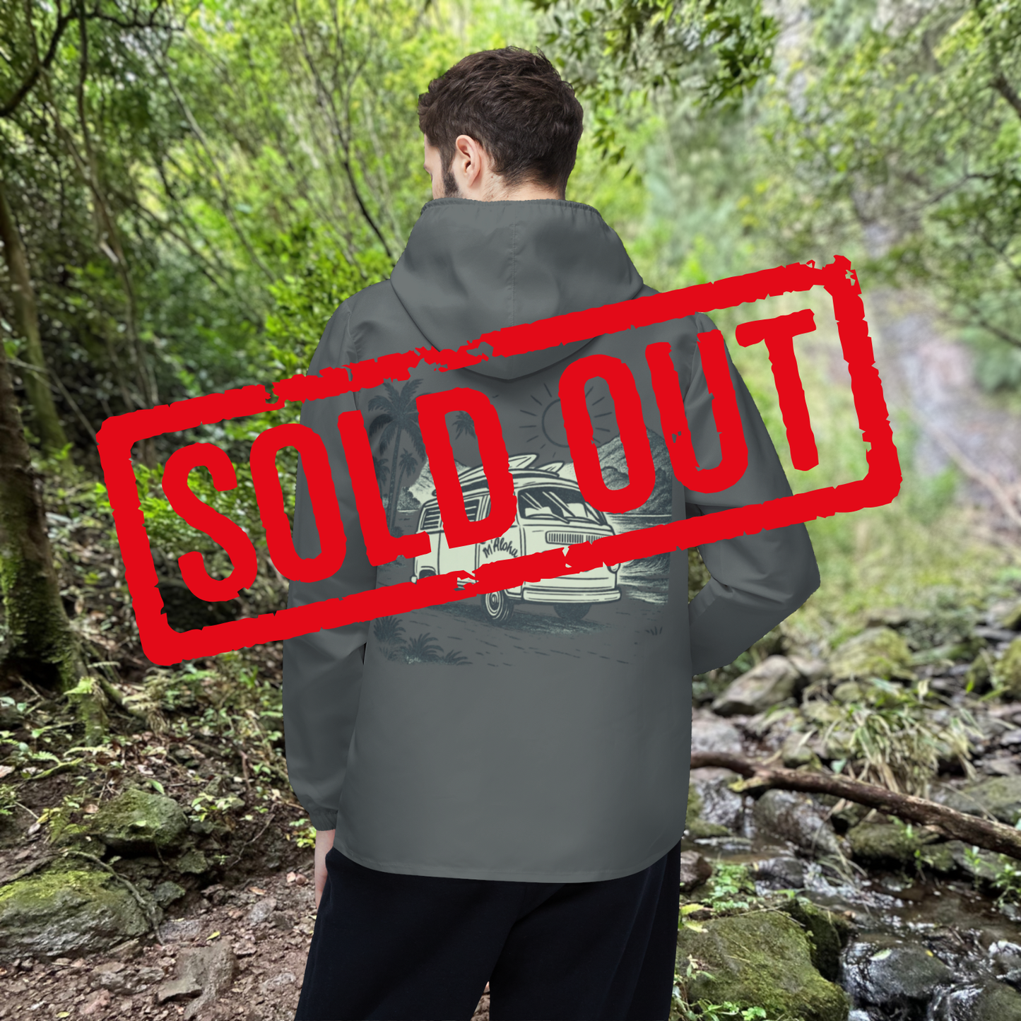 Windbreaker Charcoal Nostalgia