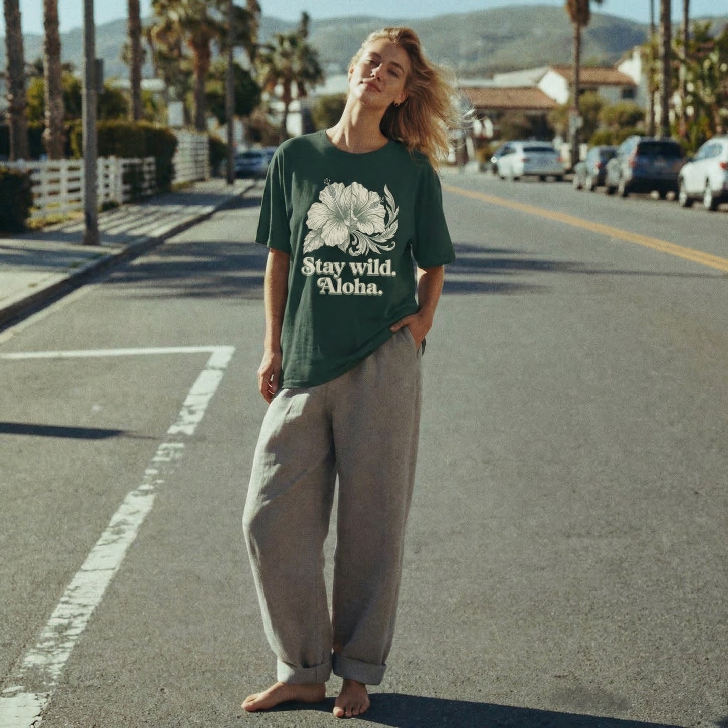 Stay wild -  Oversize Tee