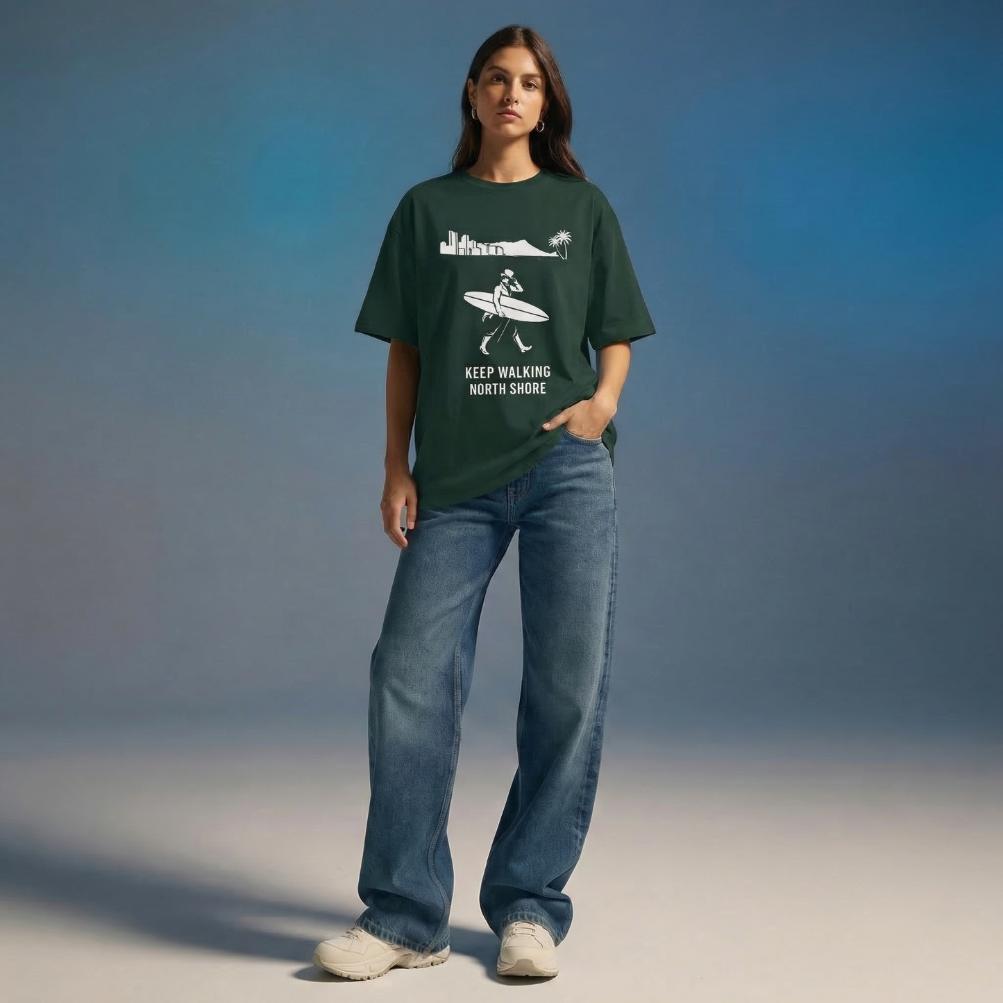 Keep Walking -  Unisex Oversize Tee