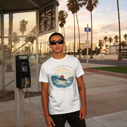 Trying to surf  - Unisex Tee
