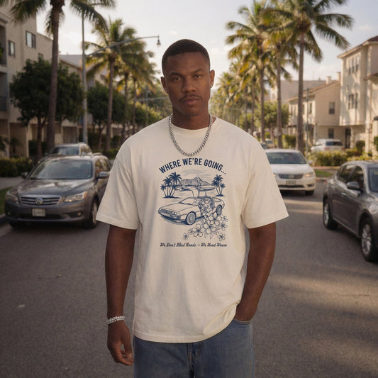 No roads -  Unisex Oversize Tee